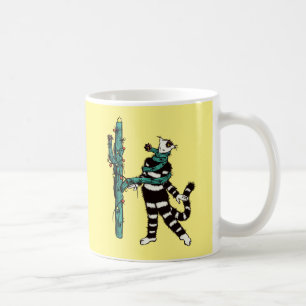 Caneca De Café Gatinho De Fita De Abraços De Cactus De Natal