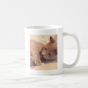Caneca De Café Gatinho do natal vintage