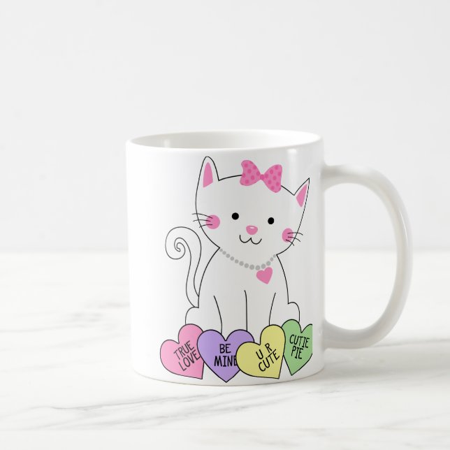 Caneca De Café Gatinho dos namorados (Direita)