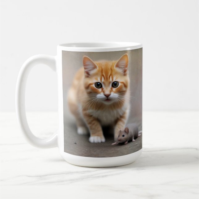 Caneca De Café Gatinho e Rato  (Esquerda)