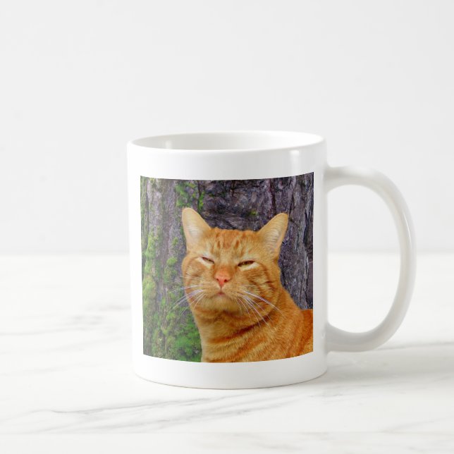 Caneca De Café Gatinho feliz Kat! (Direita)