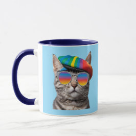 Caneca de Café Gatinho Fofo de Quadril