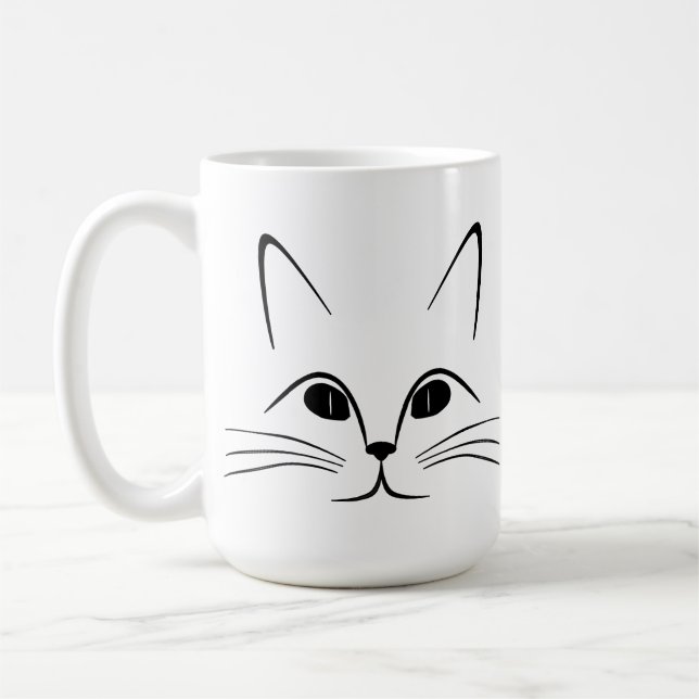 Caneca De Café gatinho gatinho (Esquerda)