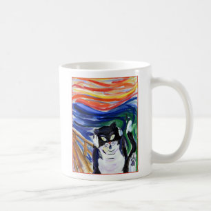 Caneca De Café Gatinho Gritar Personalizado Cat Lover Coffee
