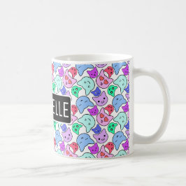 Caneca De Café Gatinho Kawaii Personalizado
