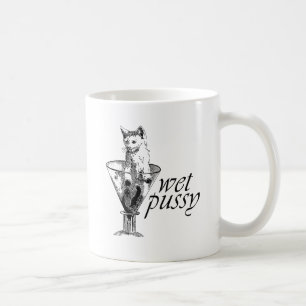 Caneca De Café Gatinho molhado