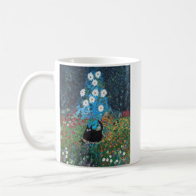 Caneca De Café Gatinho no Klimt (Esquerda)