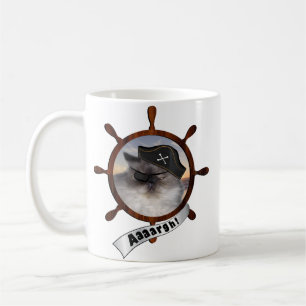 Caneca De Café Gatinho persa do pirata