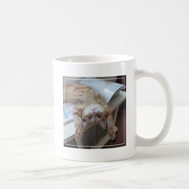 Caneca De Café Gatinho que relaxa (Direita)