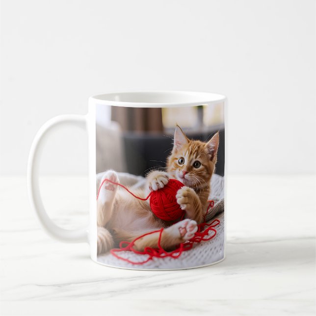 Caneca De Café Gatinho Reprodutor (Esquerda)