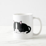 Caneca De Café Gatinho Sonolento {Tuxedo}<br><div class="desc">.</div>