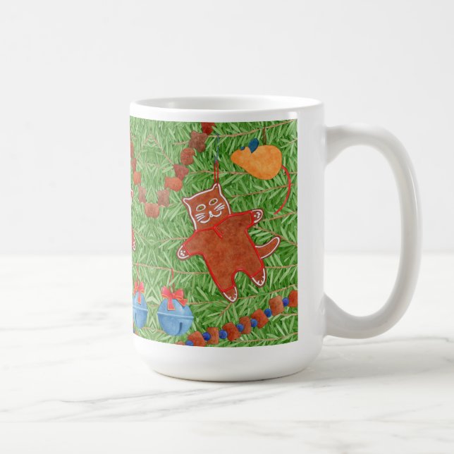 Caneca De Café Gatinho Tall White Mug (Direita)