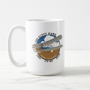 CANECA DE CAFÉ GATINHO USS HAWK CV-63 1961-2009 MUG