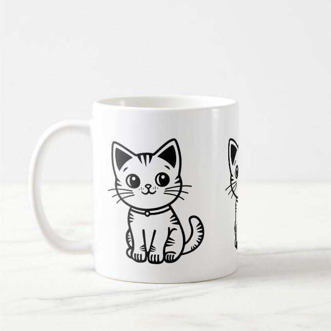 Caneca De Café Gatinhos (Esquerda)