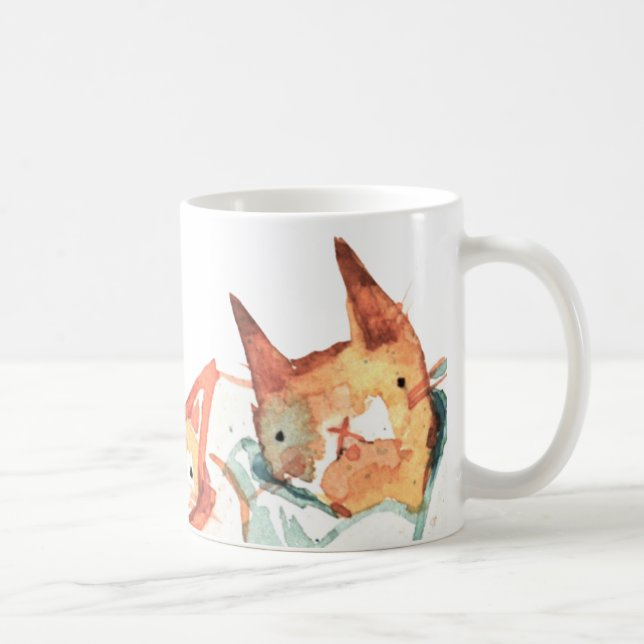 Caneca De Café Gatinhos com nó (Direita)