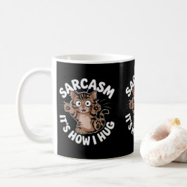 Caneca De Café Gatinhos Sarcásticos Engraçados Proprietários de M