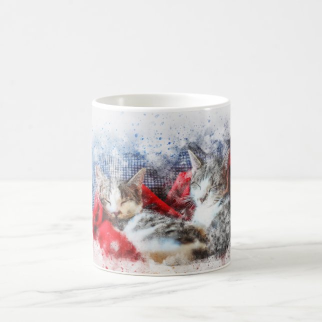 Caneca De Café Gatinhos sonolentos (Centro)