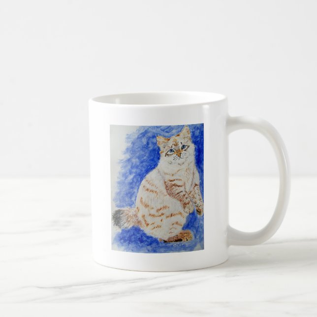 Caneca De Café Gato (Direita)