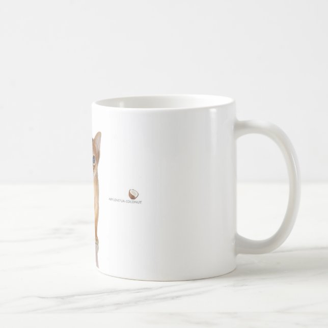 Caneca De Café Gato Abyssinian (Direita)