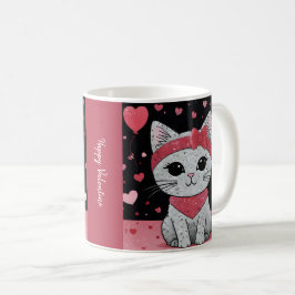 Caneca De Café Gato Adorável em Disfarce - Diversão Puro do Namor