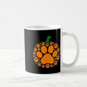 Caneca De Café Gato Amante de Cachorro com Impressão de Pata de A
