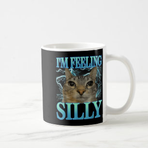 Caneca De Café Gato Amante de Dizer Coisas Divertidas Estou Me Se