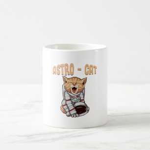 Caneca De Café Gato Astro