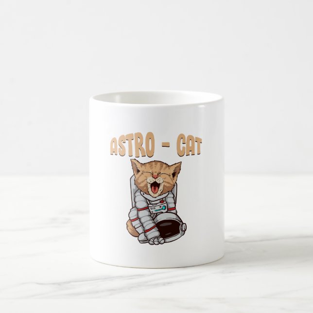 Caneca De Café Gato Astro (Centro)