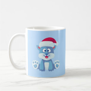 Caneca De Café Gato Azul