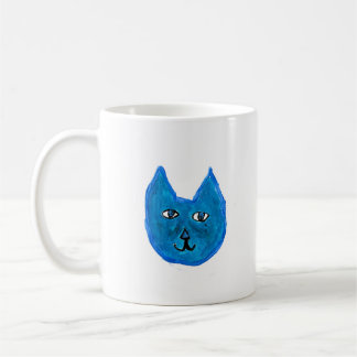 Caneca De Café Gato azul