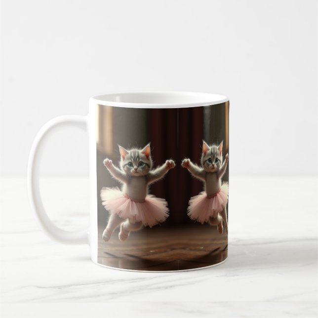 Caneca De Café gato bailarina (Esquerda)