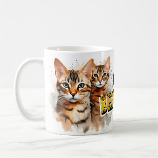 Caneca De Café gato bengal