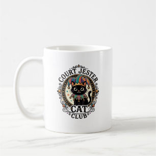 Caneca De Café Gato Bobo da Corte Design de Amante de Gato Engraç