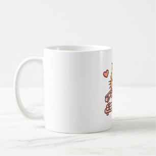 Caneca De Café Gato Bonito Adora Sushi Japonês