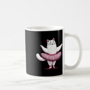 Caneca De Café Gato Bonito De Balé Tutu Homens Dançando Mulheres