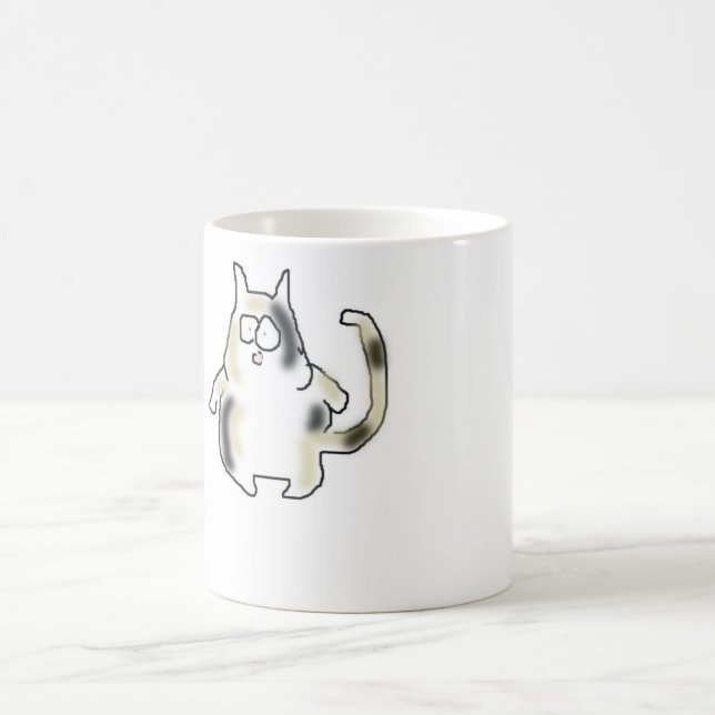 Caneca De Café Gato Bowlegged gordo (Centro)