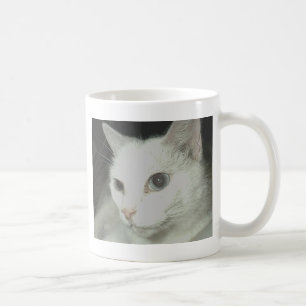 Caneca De Café Gato branco