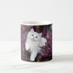 Caneca De Café Gato Branco