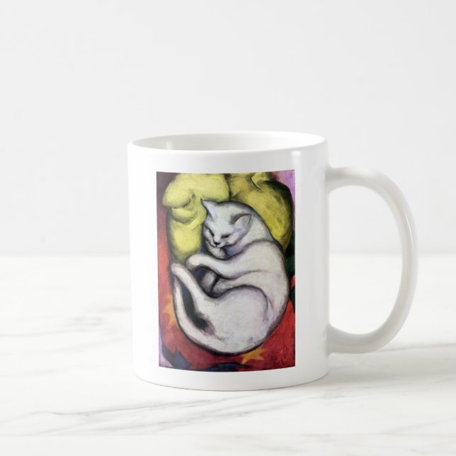 Caneca De Café Gato branco, Franz Marc (Direita)