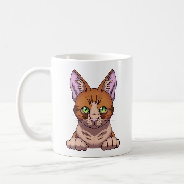 Caneca De Café Gato Cinto (Esquerda)