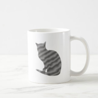 Caneca De Café gato cinzento cat gray grey