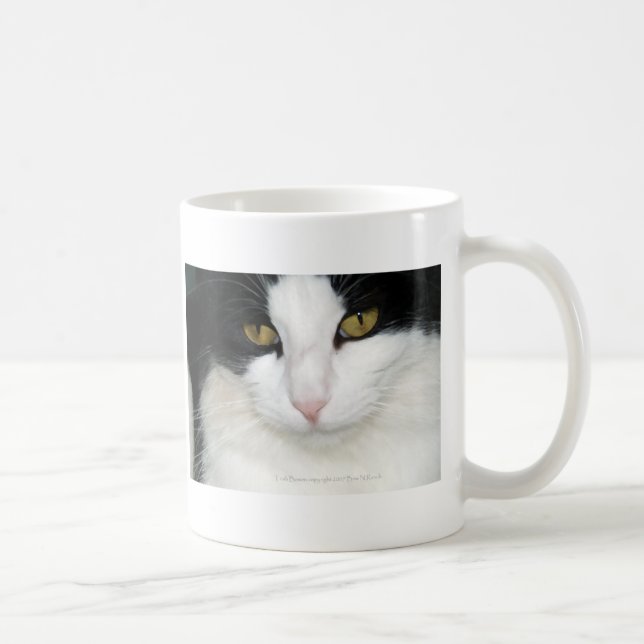 Caneca De Café Gato com olhos dourados (Direita)