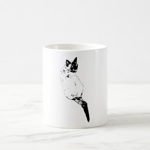 Caneca De Café Gato com Volta Confiante