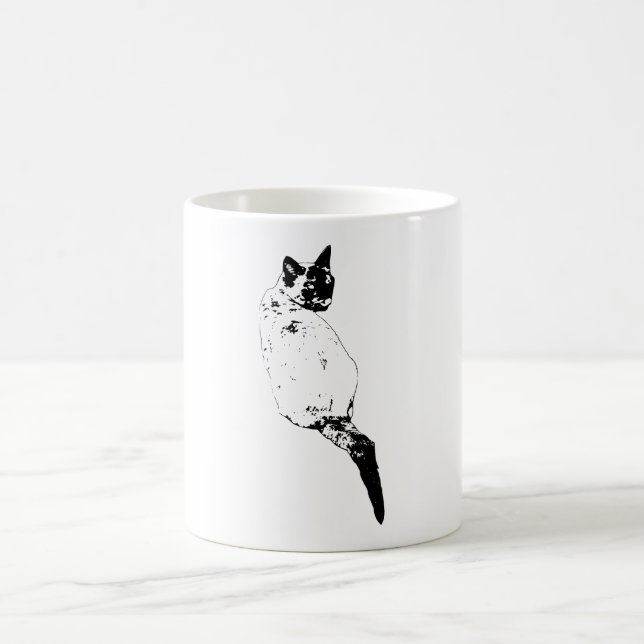 Caneca De Café Gato com Volta Confiante (Centro)