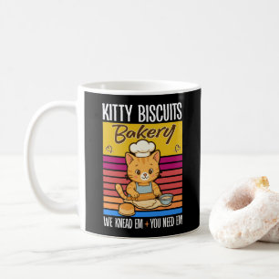 Caneca De Café Gato Conhecendo Biscoitos De Gatinho De Criador Nó