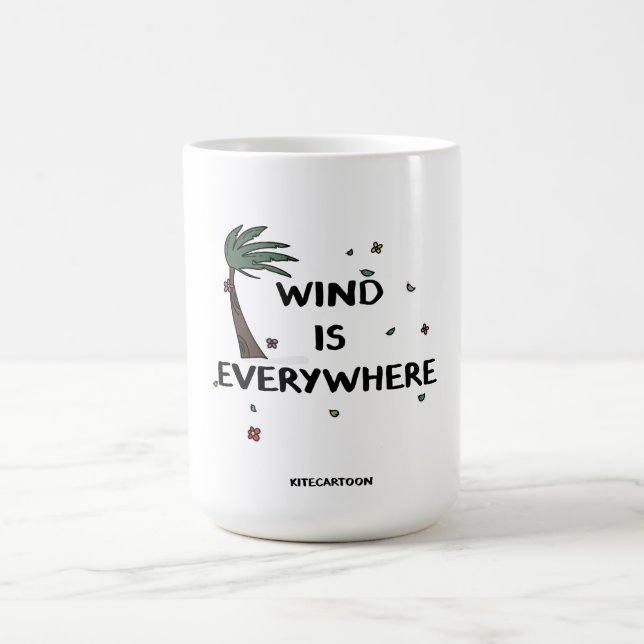 Caneca De Café Gato/cozinha - Vento em todo lugar (Centro)