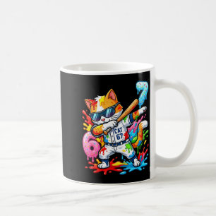 Caneca De Café Gato de baseball engraçado 67 Dabbing 6 7 Sorvete