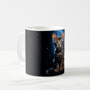 Caneca De Café Gato de Bengala