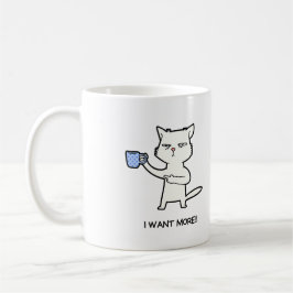 Caneca De Café Gato De Café Engraçado | Apresenta Mug | Pai