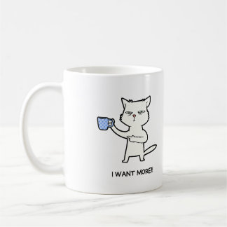 Caneca De Café Gato De Café Engraçado | Apresenta Mug | Pai